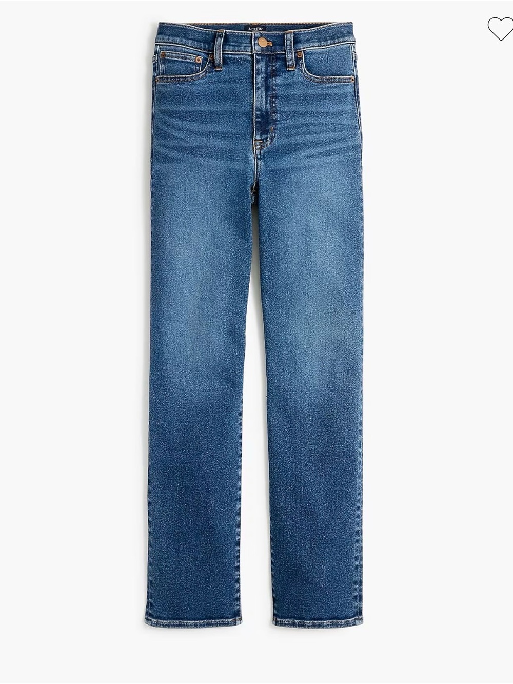 J. Crew Stovepipe High Rise Mid Wash Straight-Leg Women’s Jeans